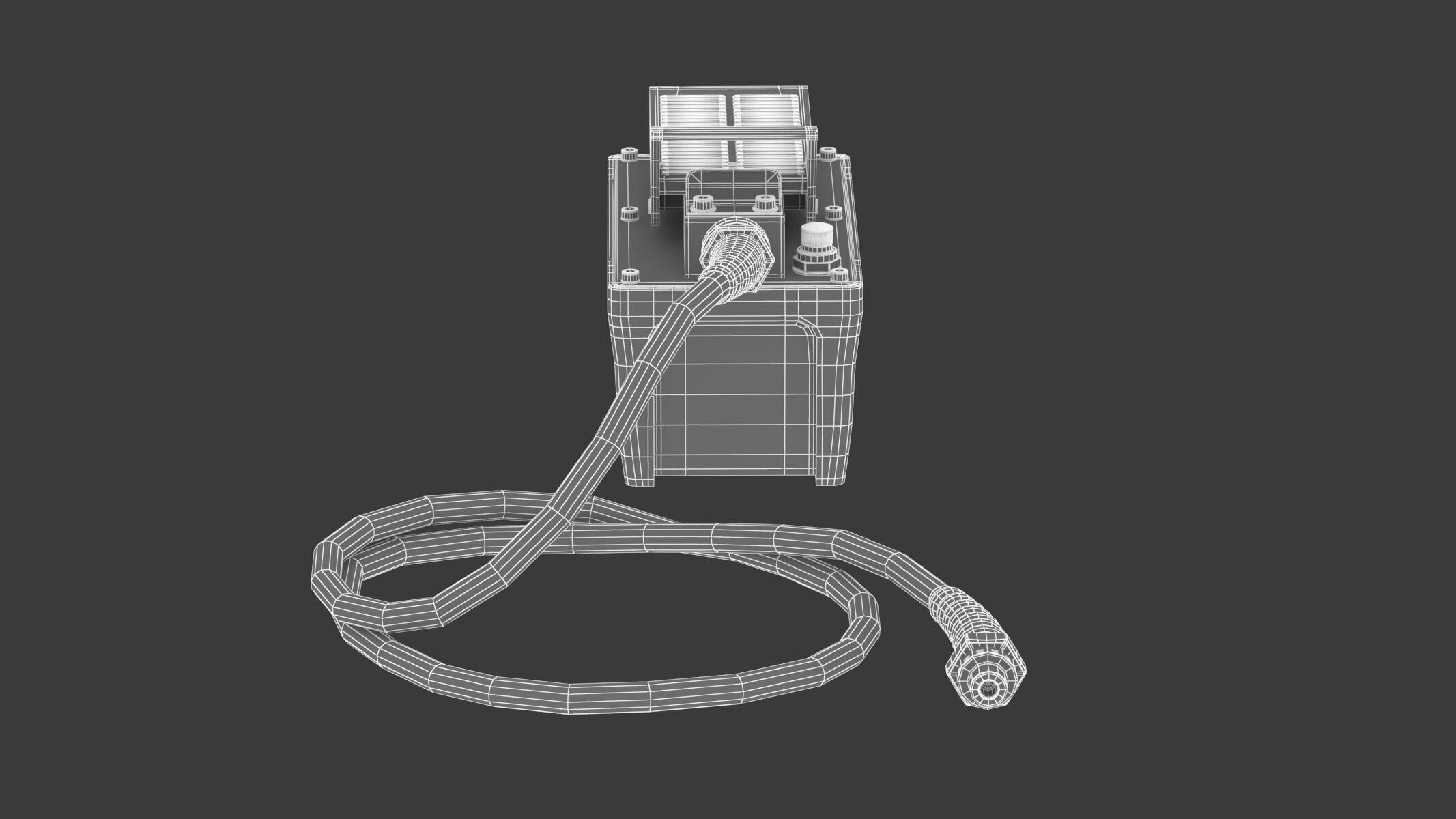 Garage Air Hydraulic Pump 3D model_15