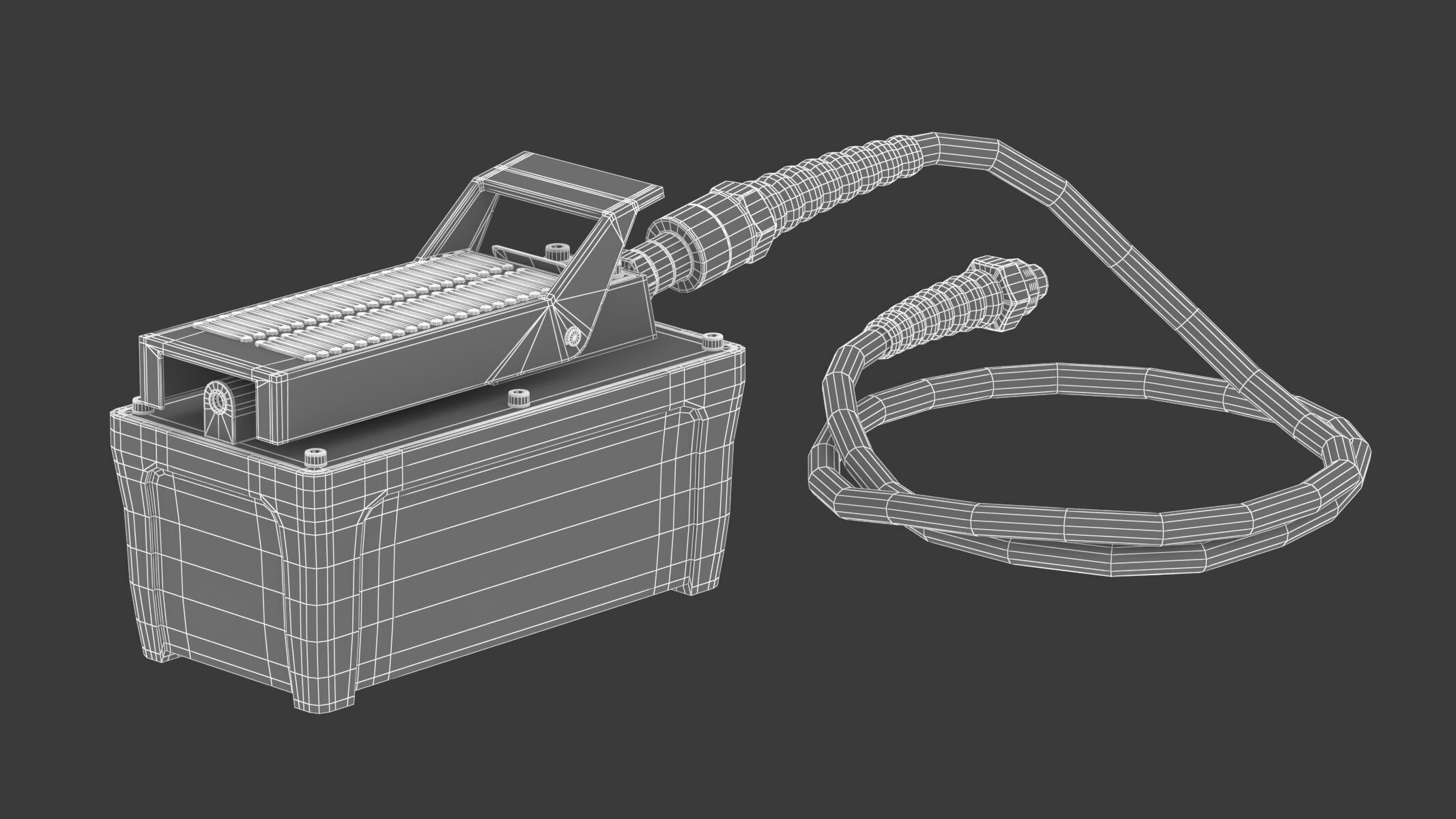 Garage Air Hydraulic Pump 3D model_10
