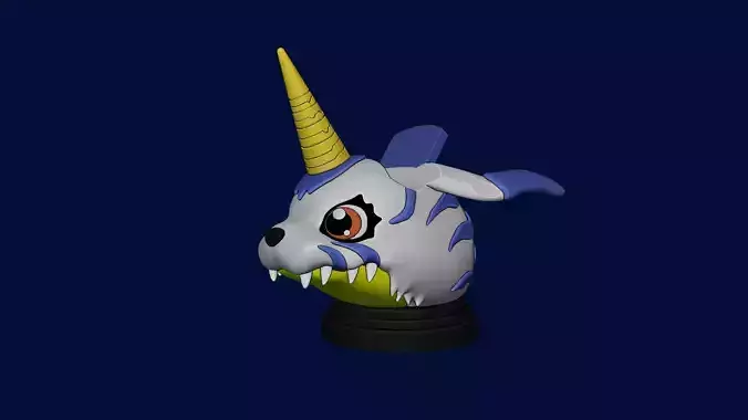 Gabumon Joystick Stand Digimon