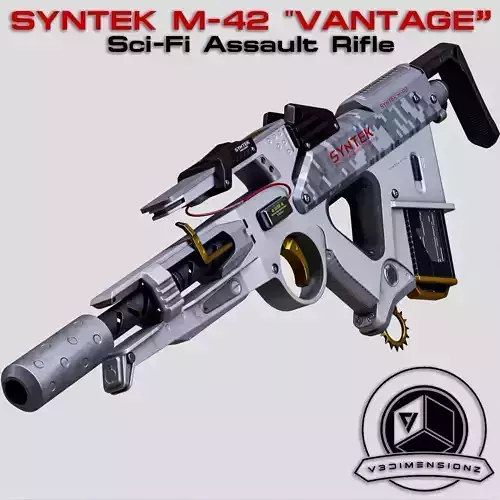 SYNTEK M-42 VANTAGE Sci-Fi Assault Rifle