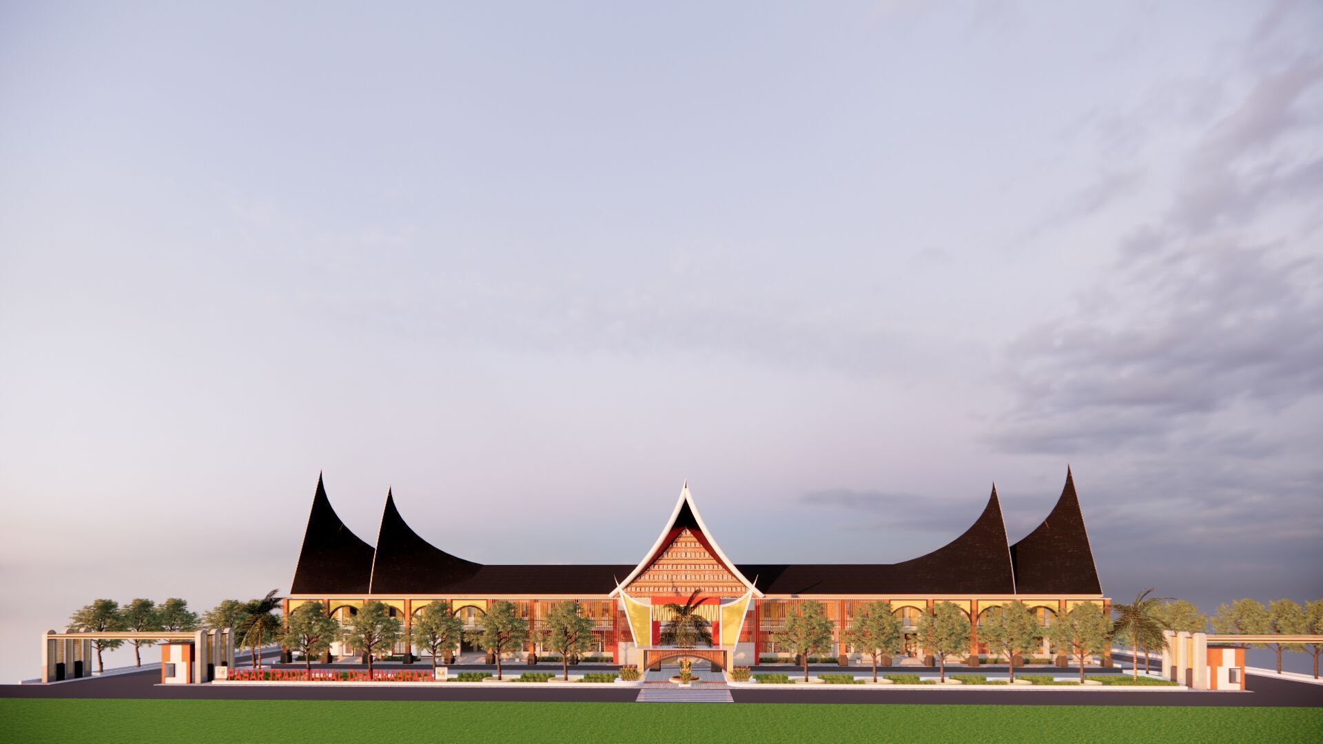 Retail Market Store 3D model_1