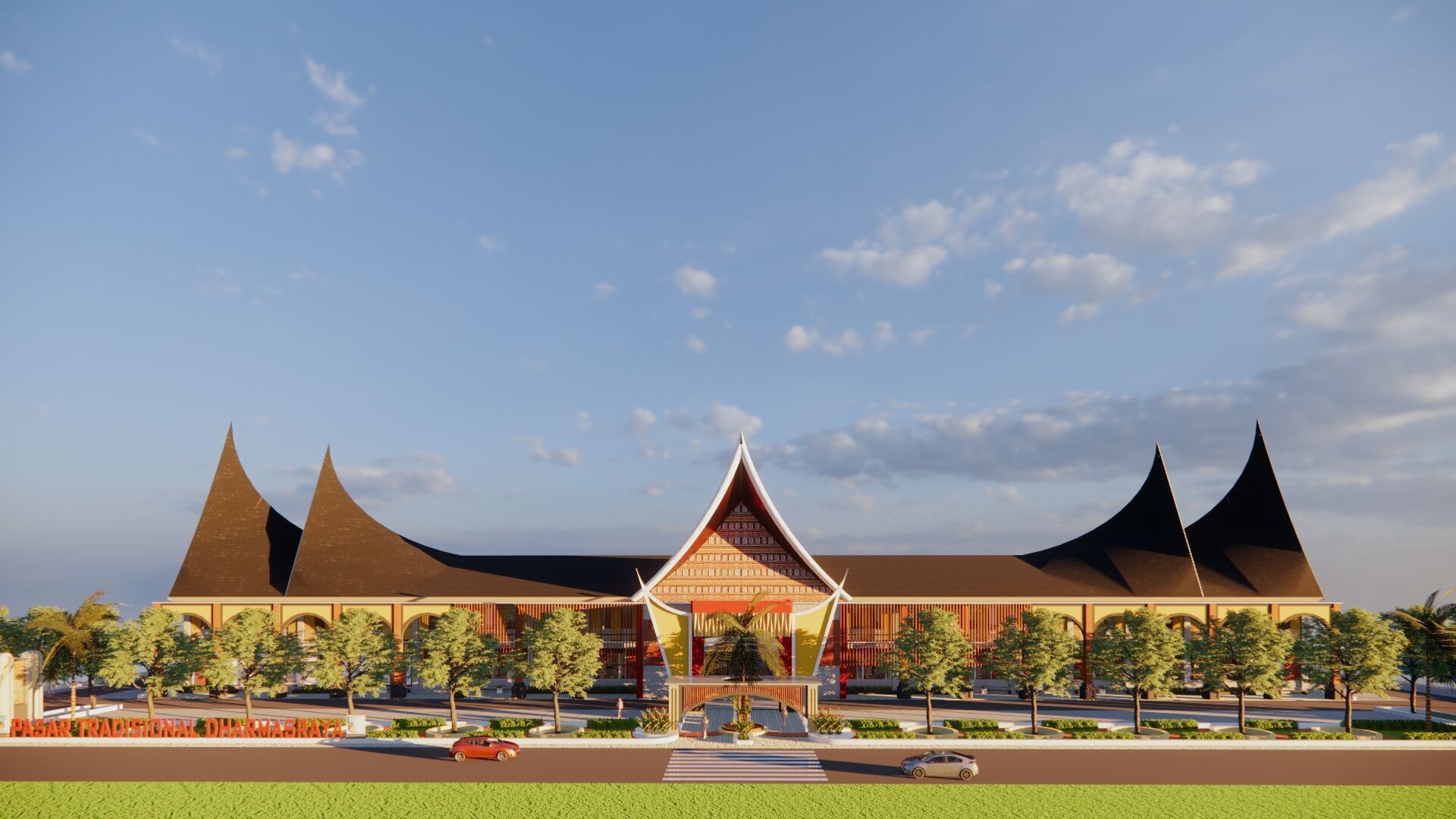 Retail Market Store 3D model_3