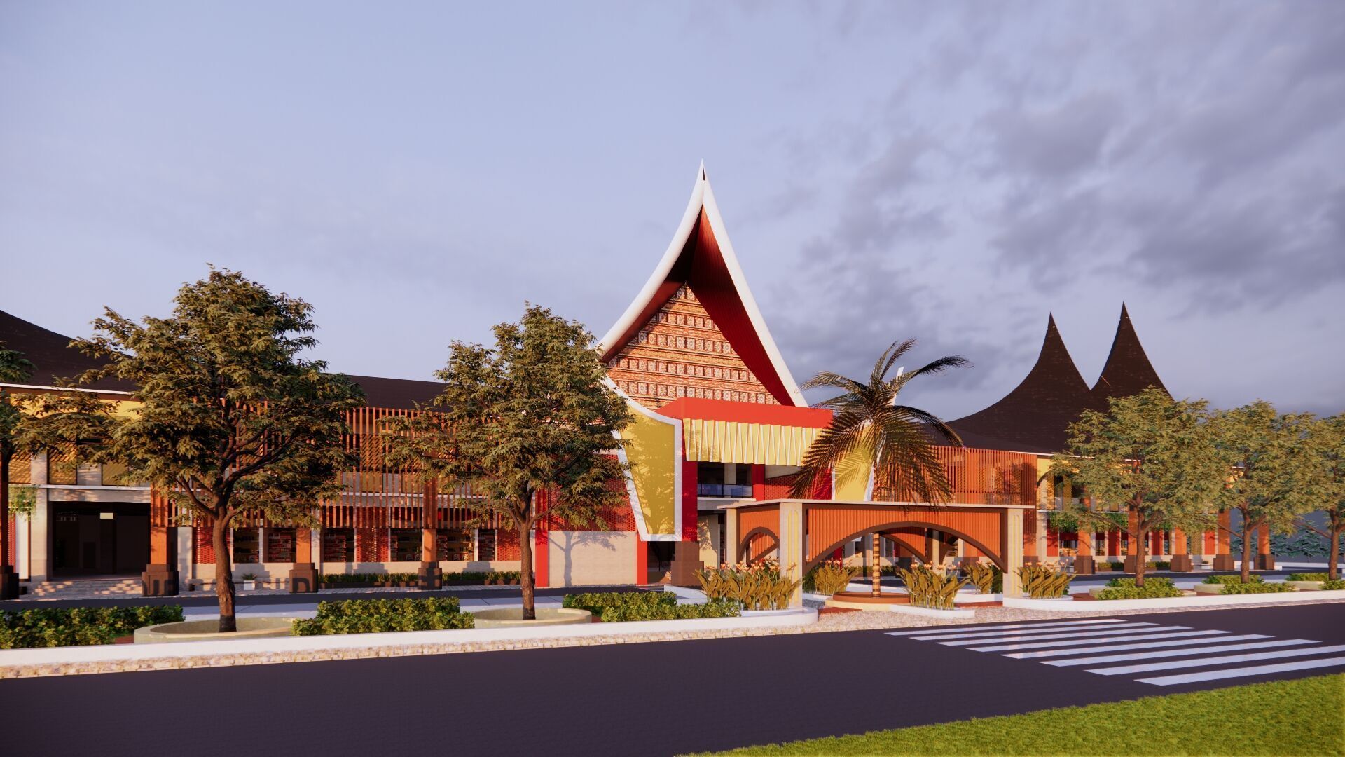 Retail Market Store 3D model_4