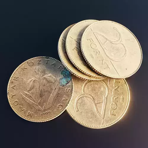 Hungarian 20 Forint coin