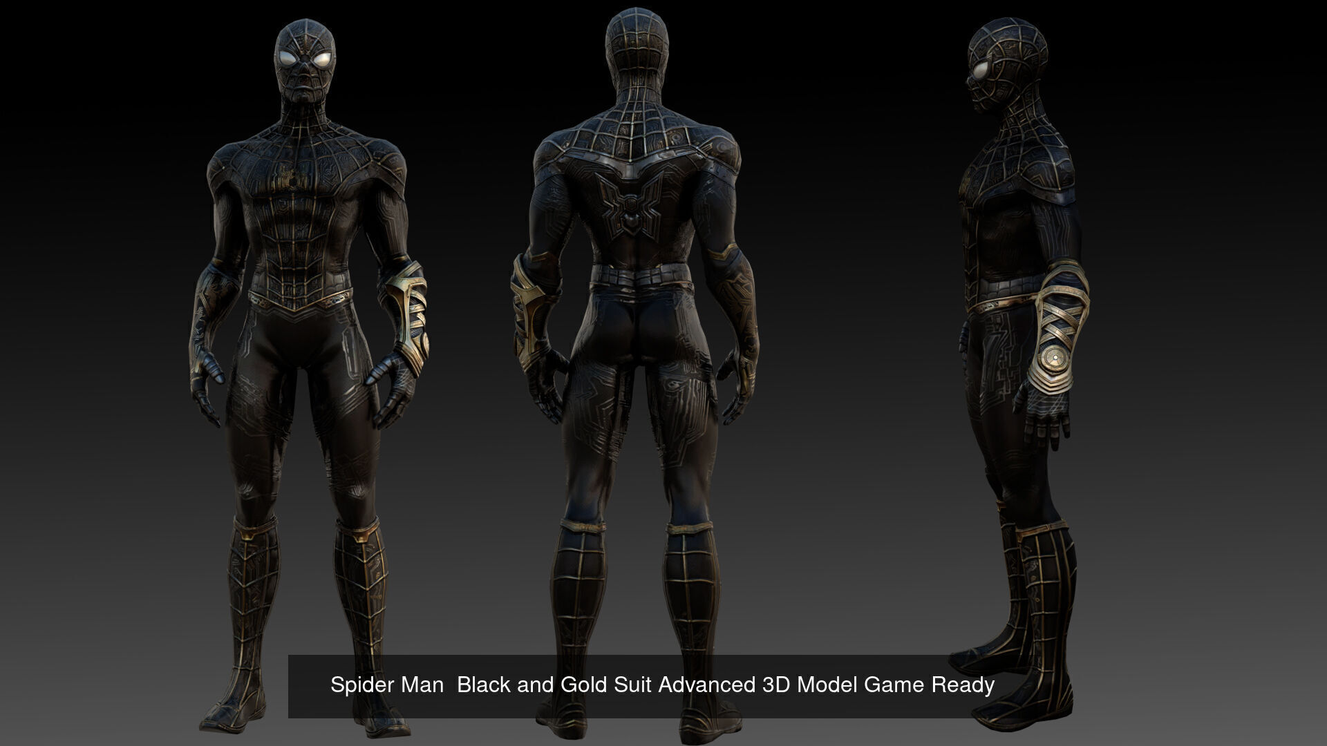 Ultimate Spider-Verse 3D Model Collection 12 Spider-Man Variants _5