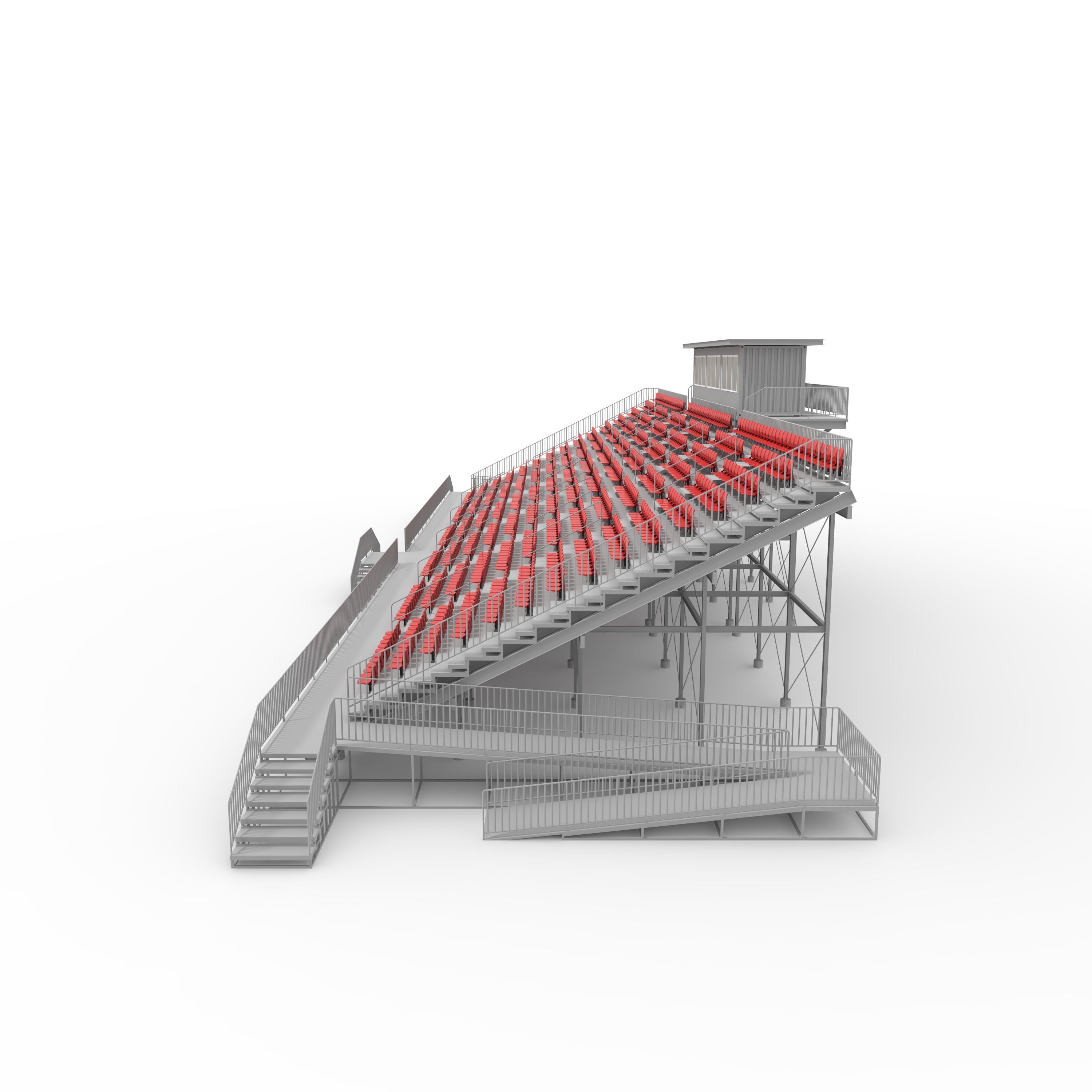 Bleachers 46 3D model_8