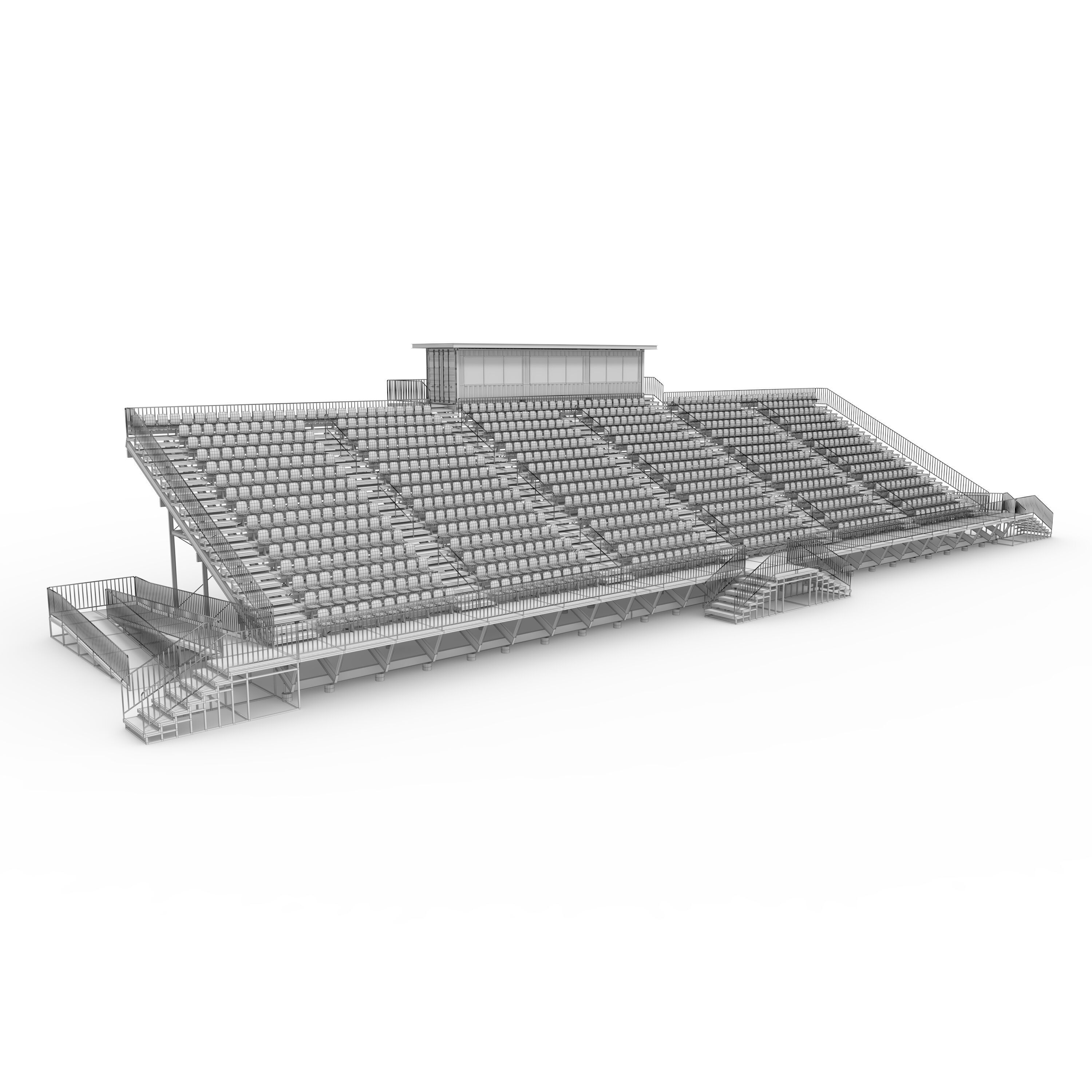 Bleachers 46 3D model_3