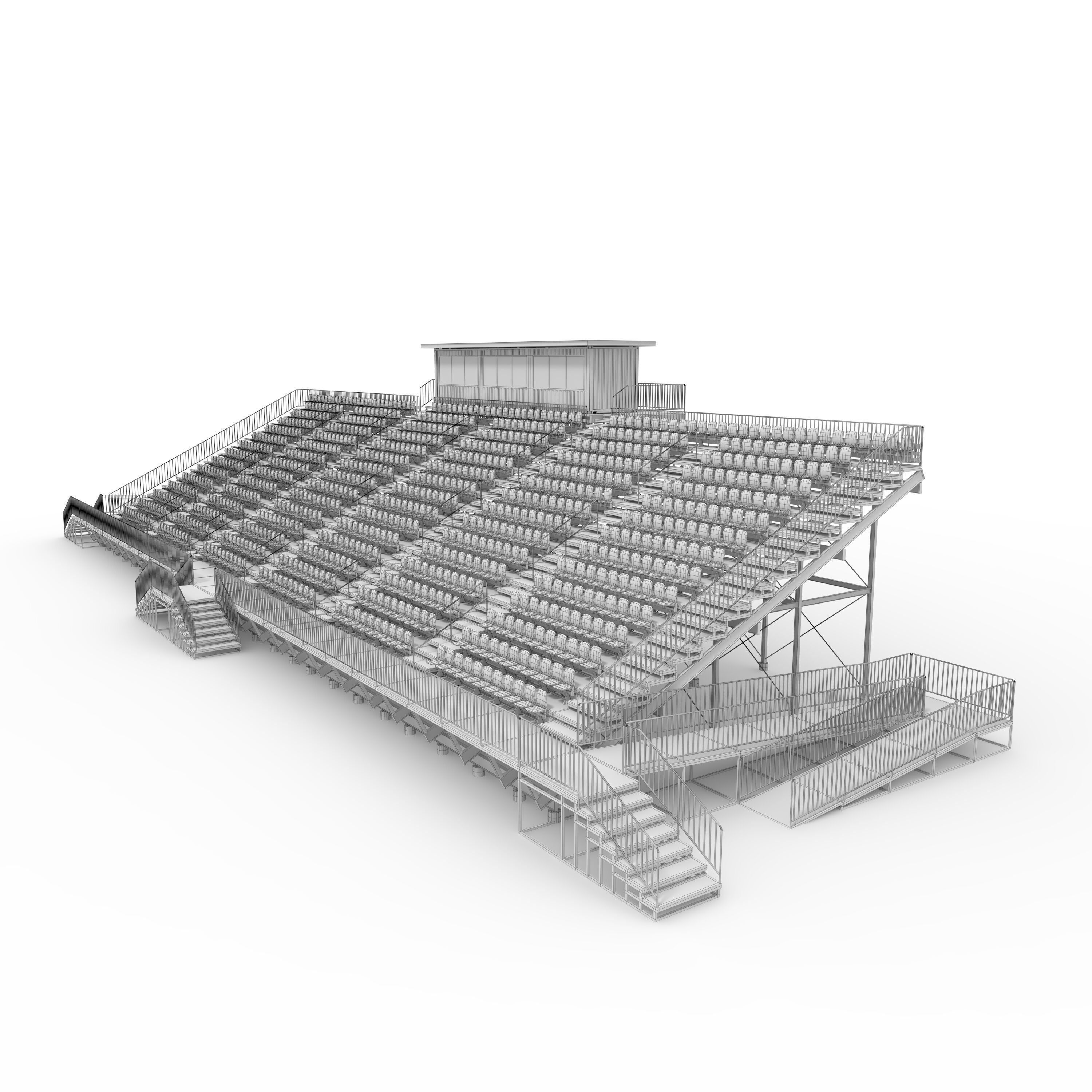 Bleachers 46 3D model_7