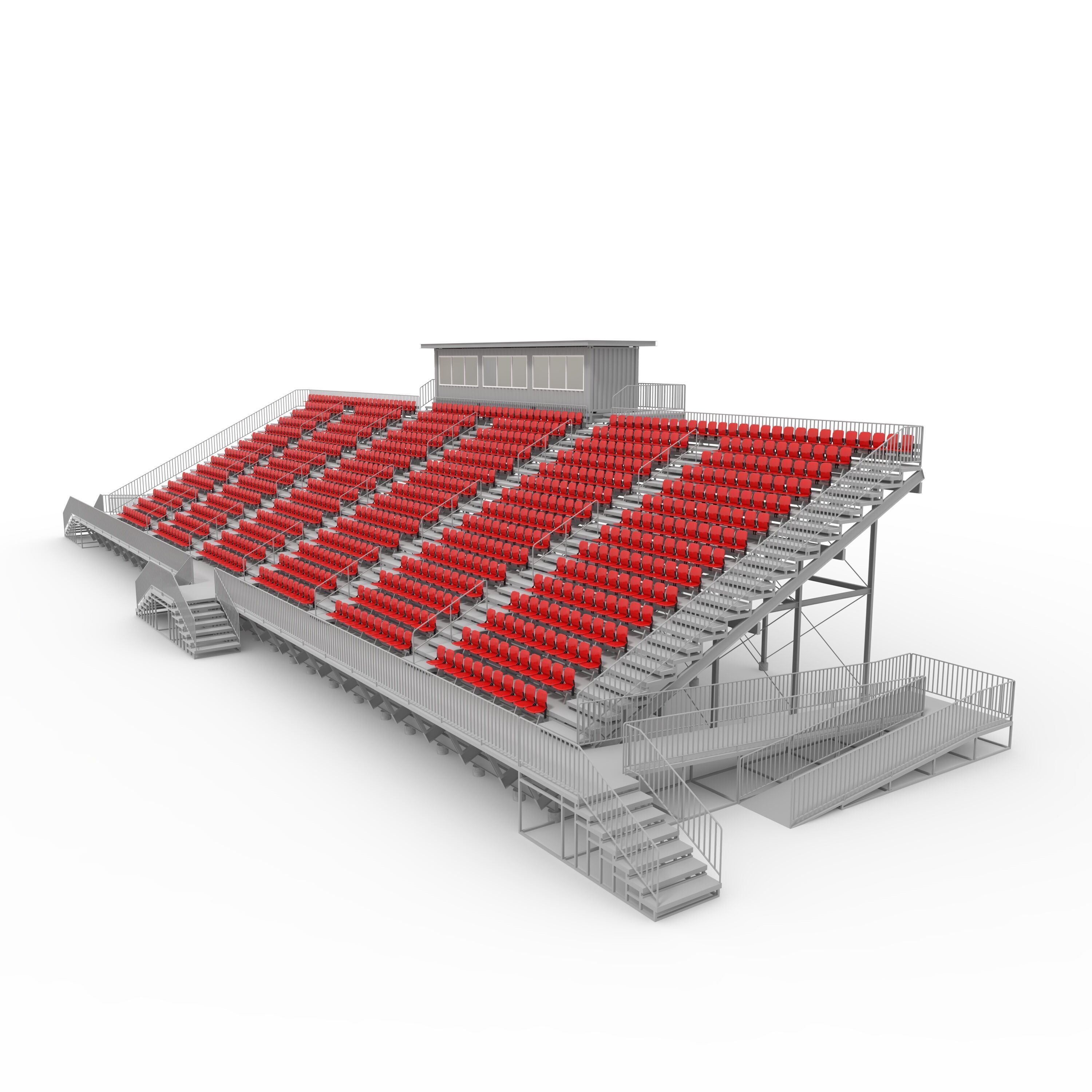 Bleachers 46 3D model_6