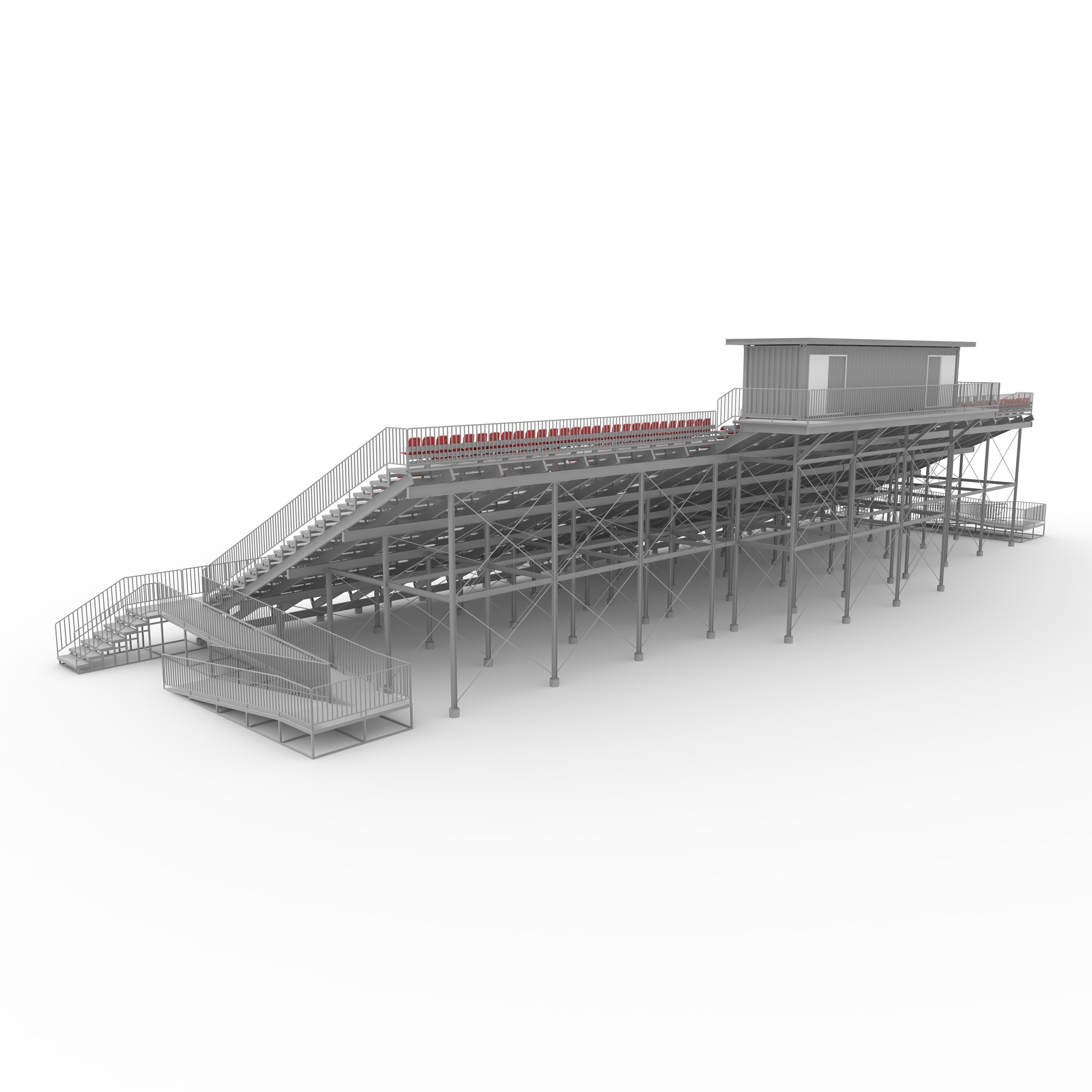 Bleachers 46 3D model_10