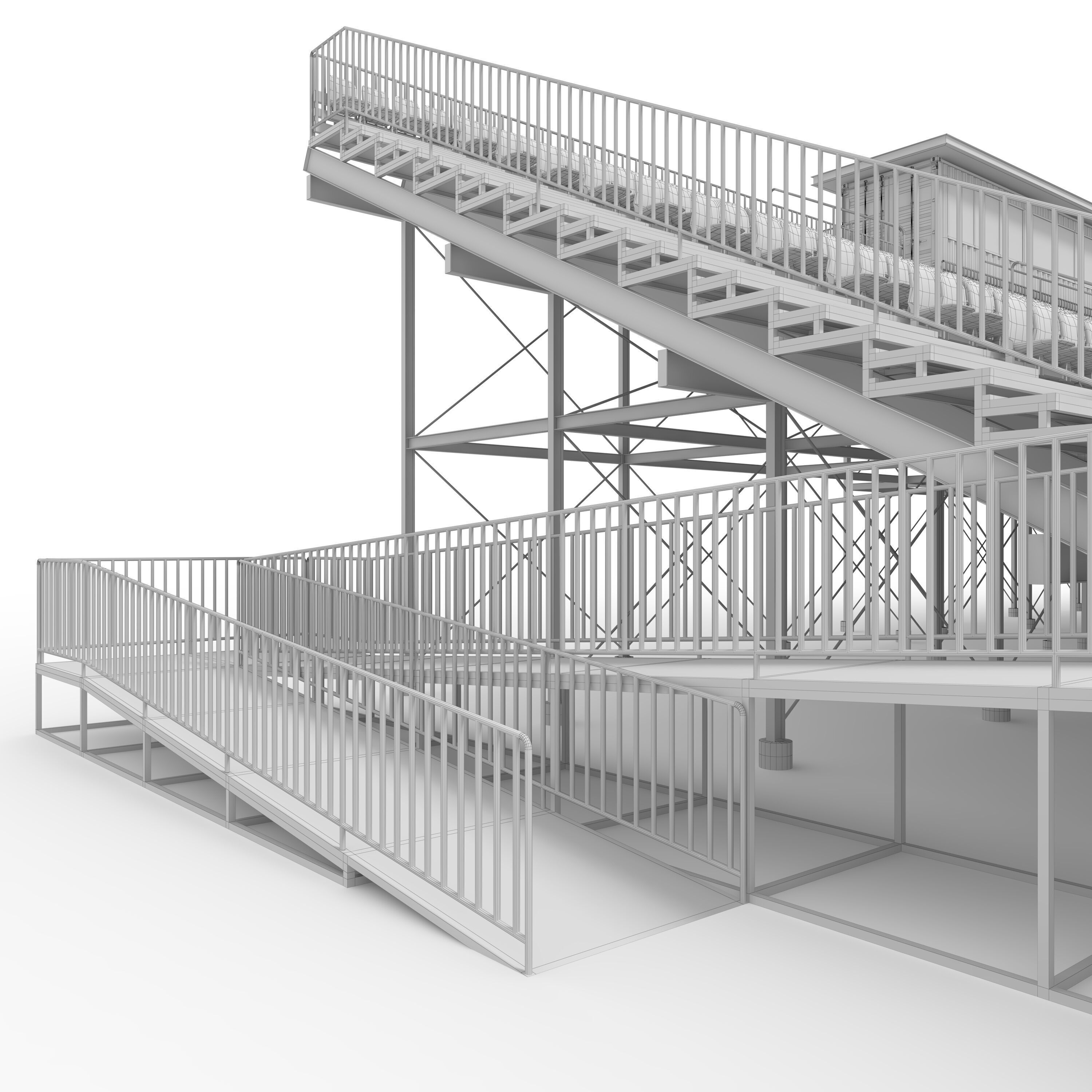 Bleachers 46 3D model_31
