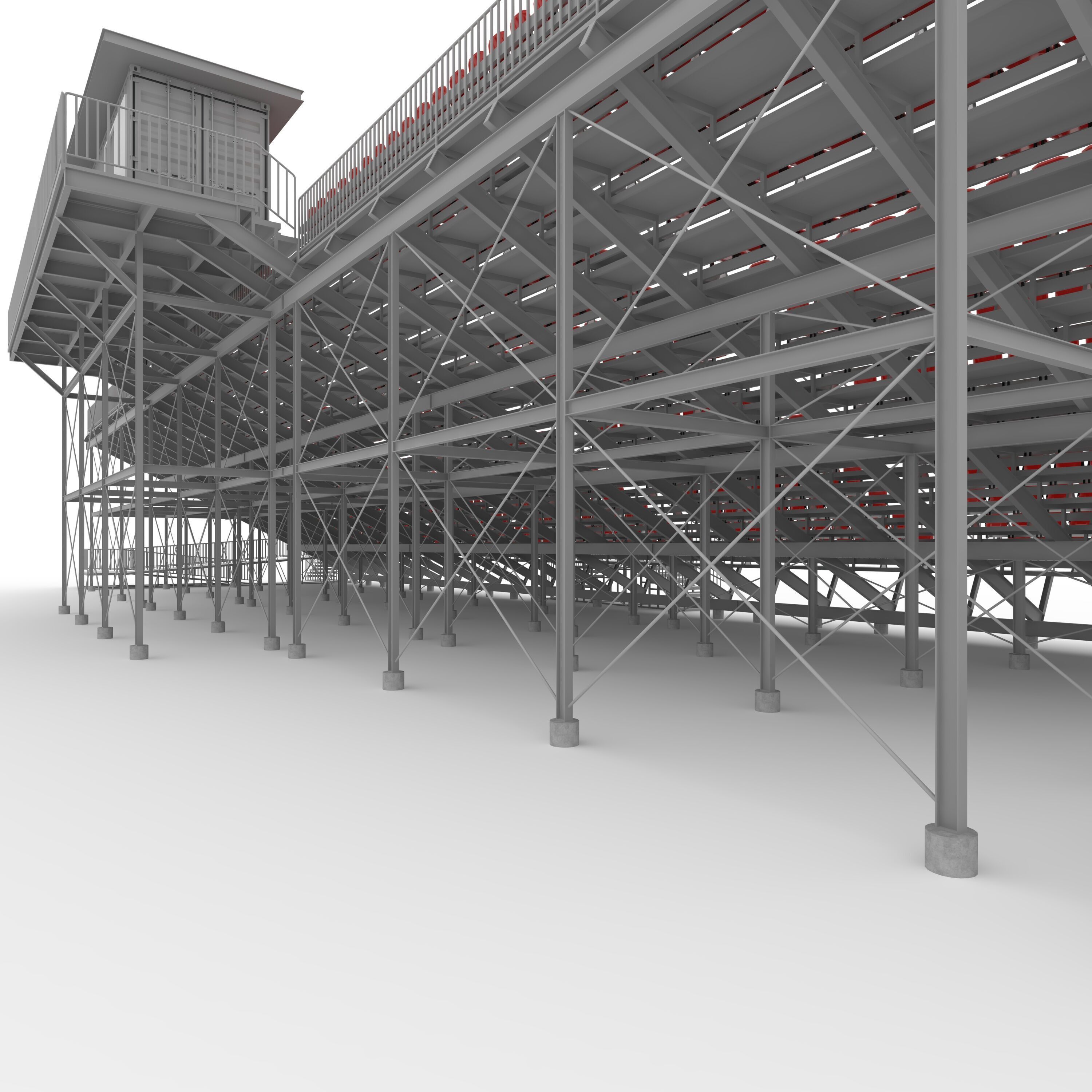 Bleachers 46 3D model_34
