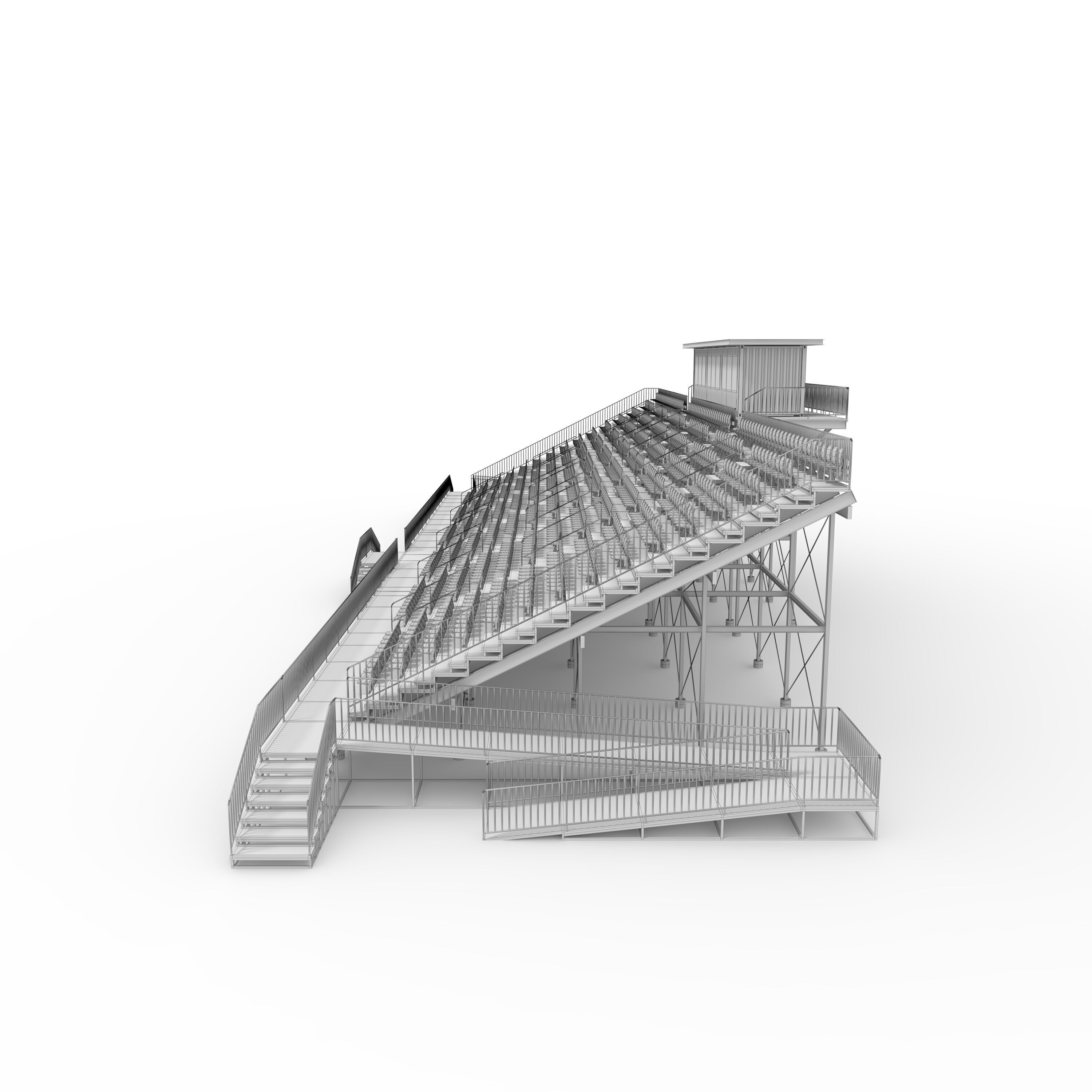 Bleachers 46 3D model_9