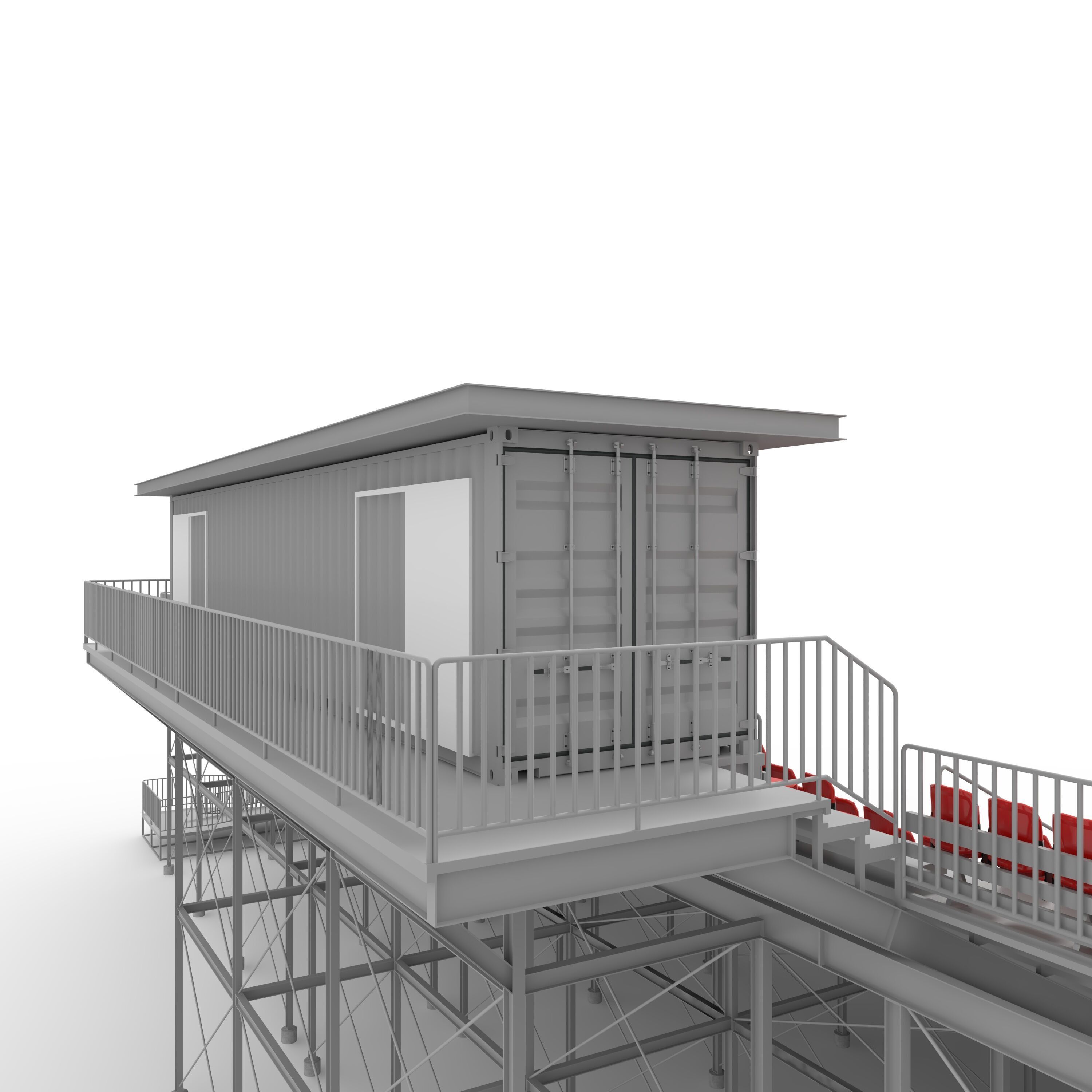 Bleachers 46 3D model_48
