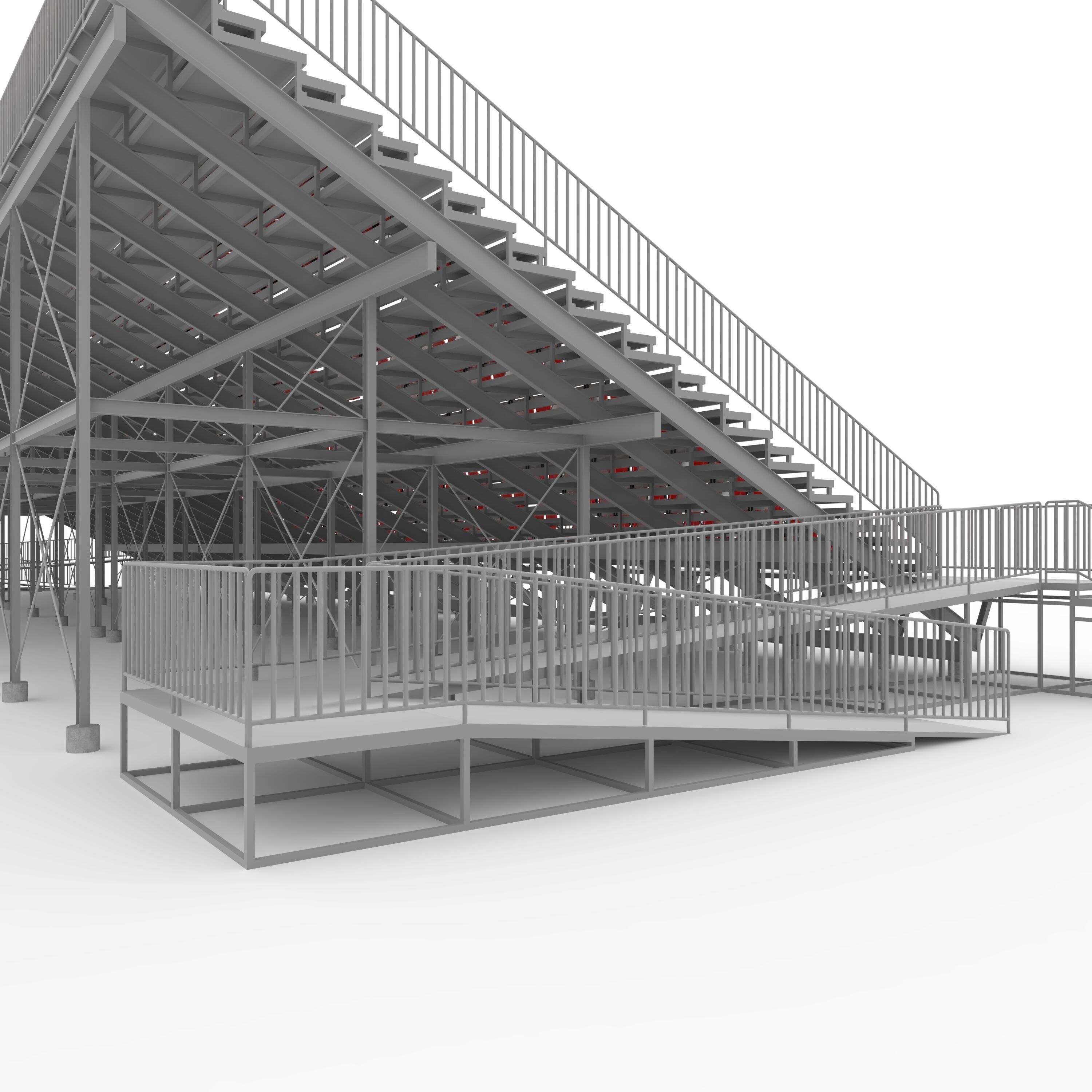 Bleachers 46 3D model_32
