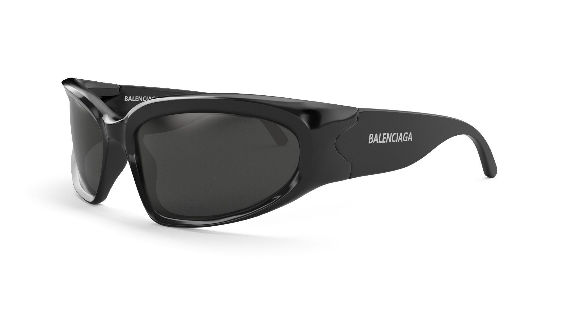 BALENCIAGA BB0157S 001 Sunglass 3D model_11