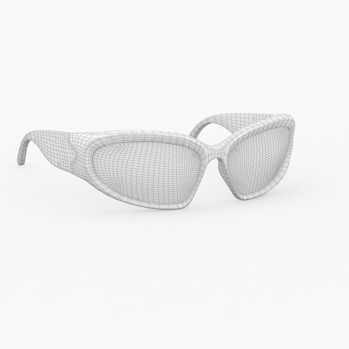 BALENCIAGA BB0157S 001 Sunglass 3D model_17