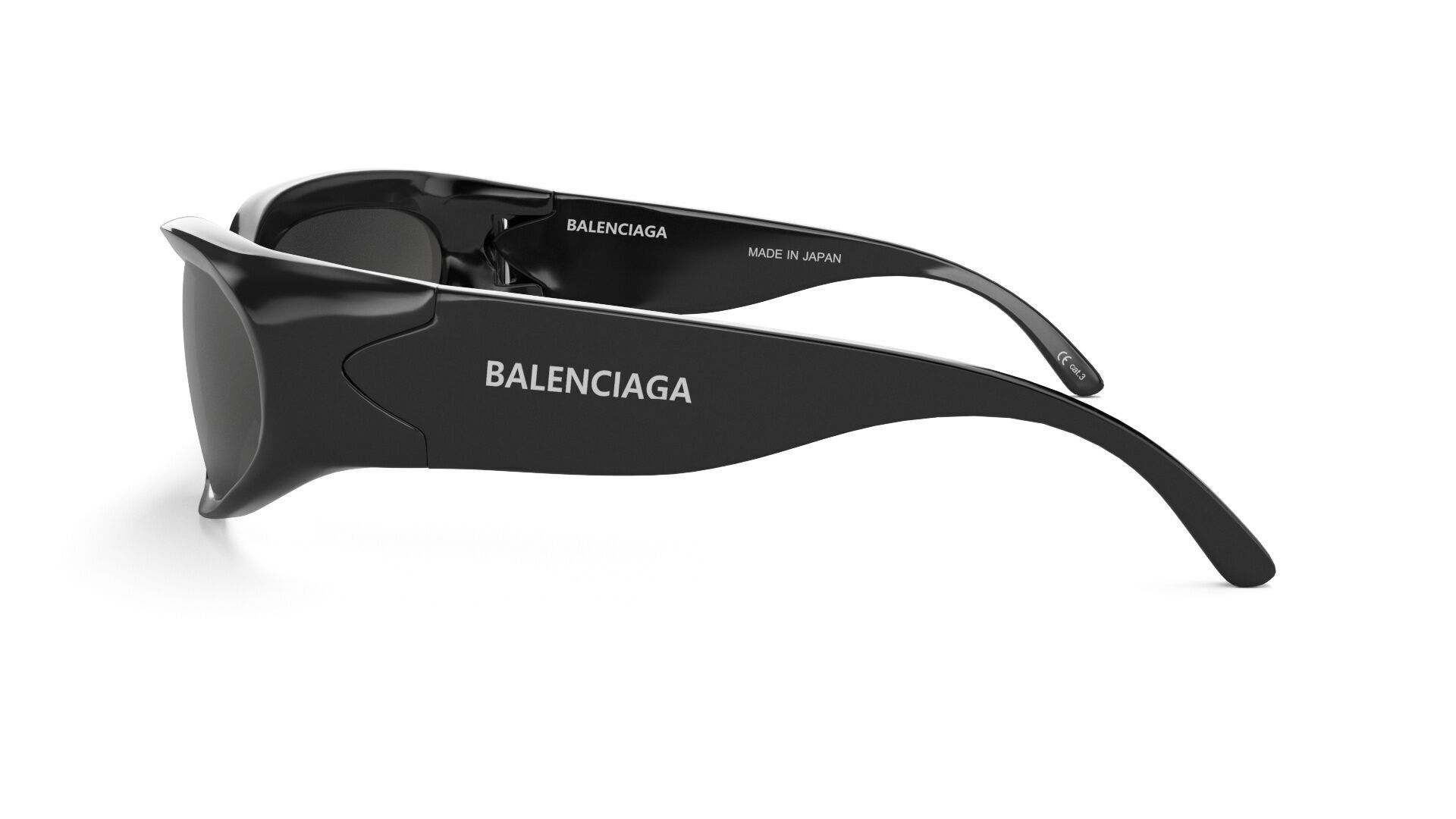 BALENCIAGA BB0157S 001 Sunglass 3D model_9