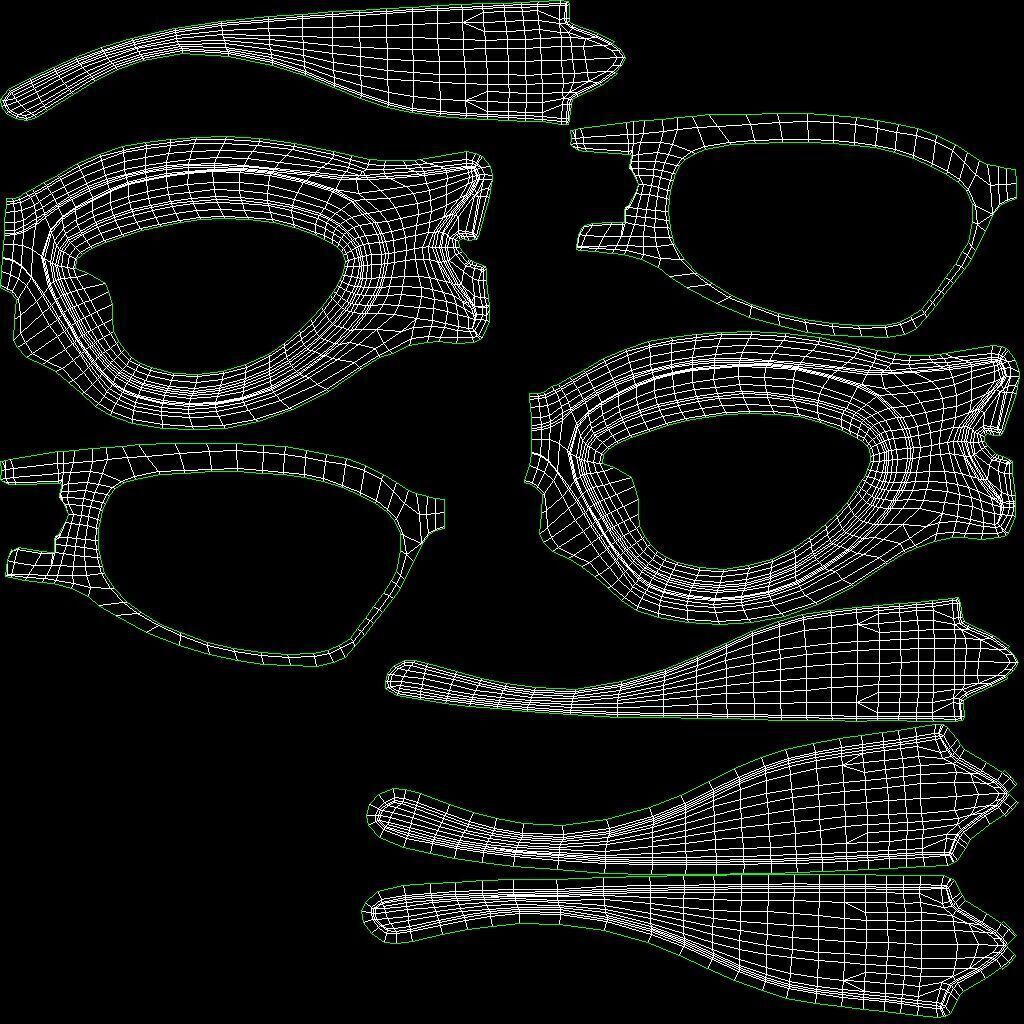 BALENCIAGA BB0157S 001 Sunglass 3D model_13