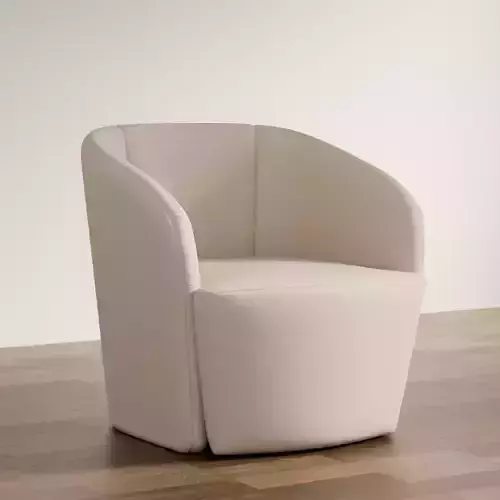 Modern Curved Lounge Chair