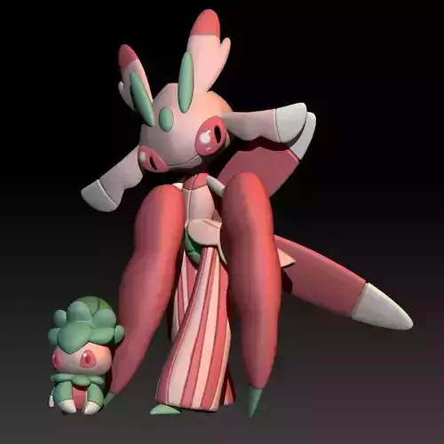 Pokemon Fomantis Lurantis