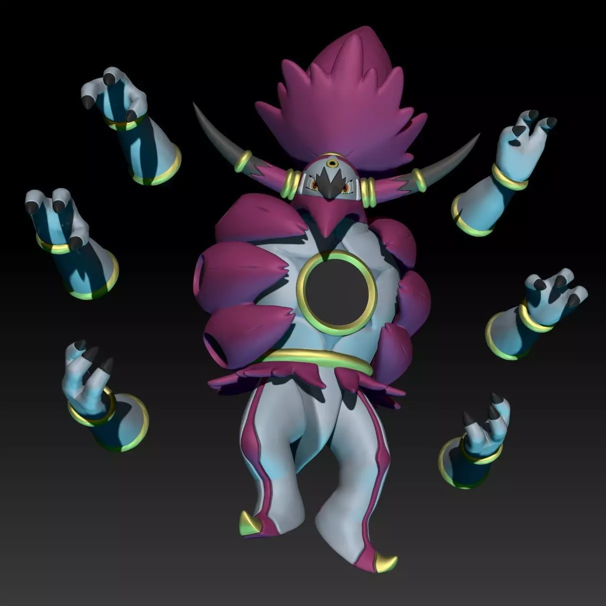 Pokemon Hoopa 3D print model_0