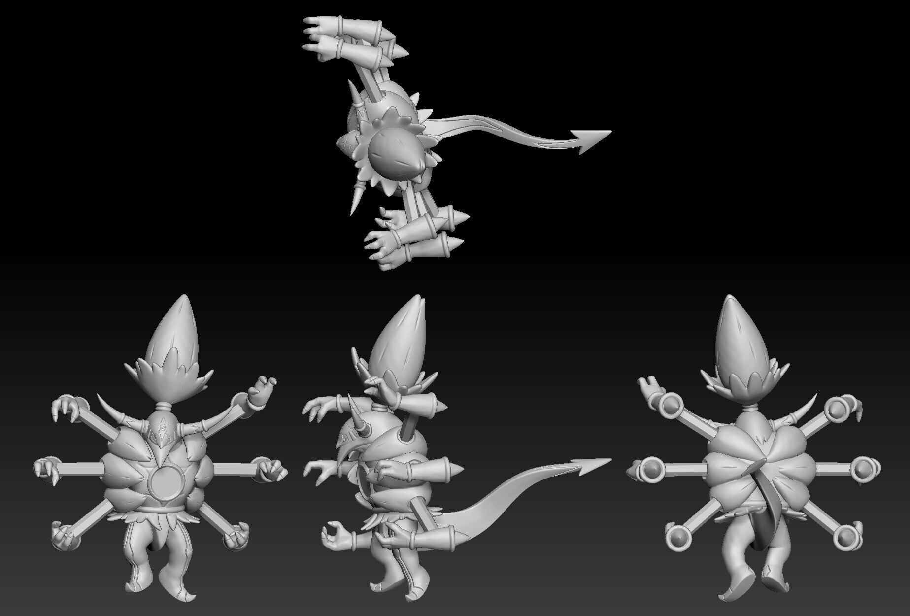 Pokemon Hoopa 3D print model_2