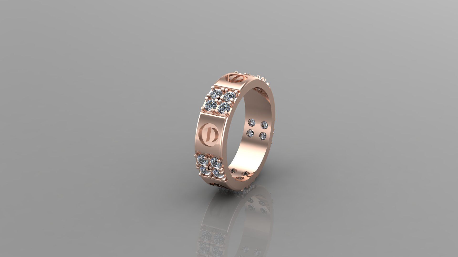 Best Solitare Ring 3DM STL Ready Print R5 3D print model_1