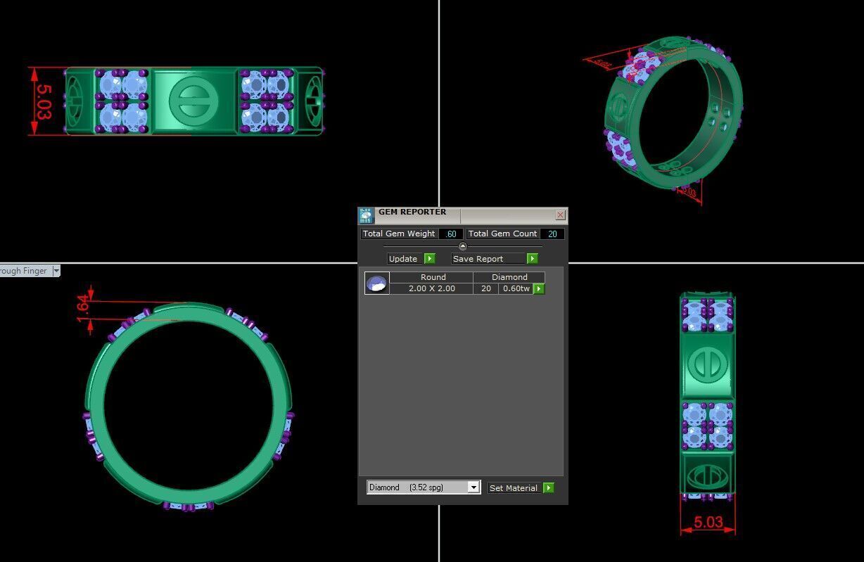 Best Solitare Ring 3DM STL Ready Print R5 3D print model_5