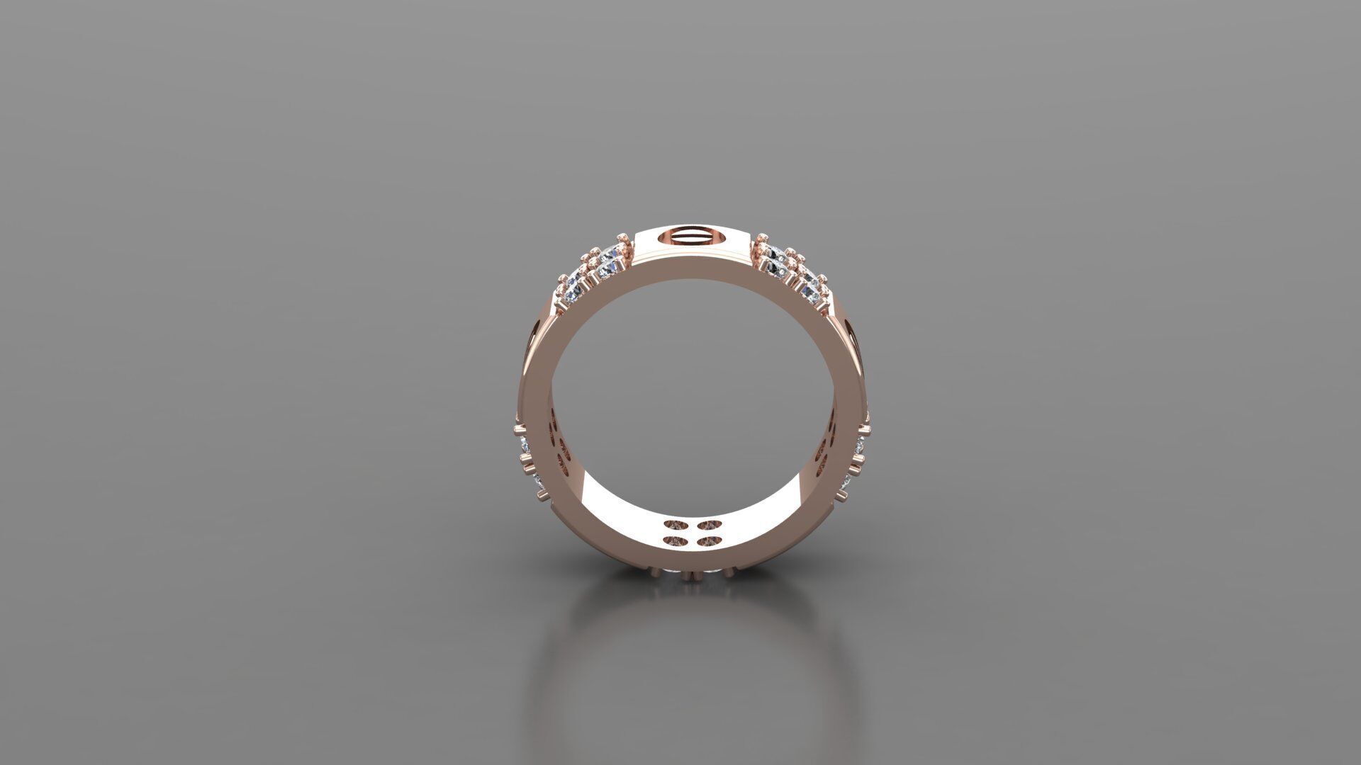 Best Solitare Ring 3DM STL Ready Print R5 3D print model_3