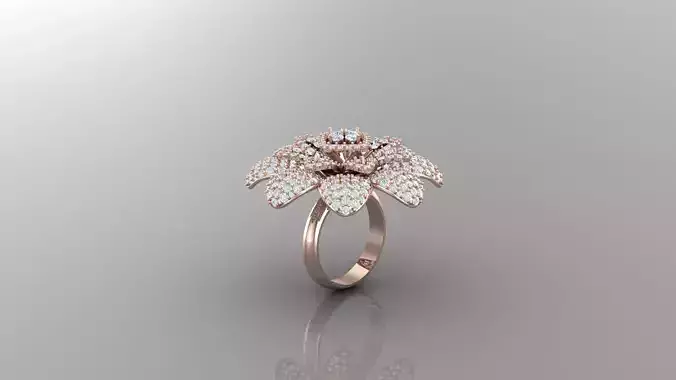 Best Solitare Ring 3DM STL Ready Print R48