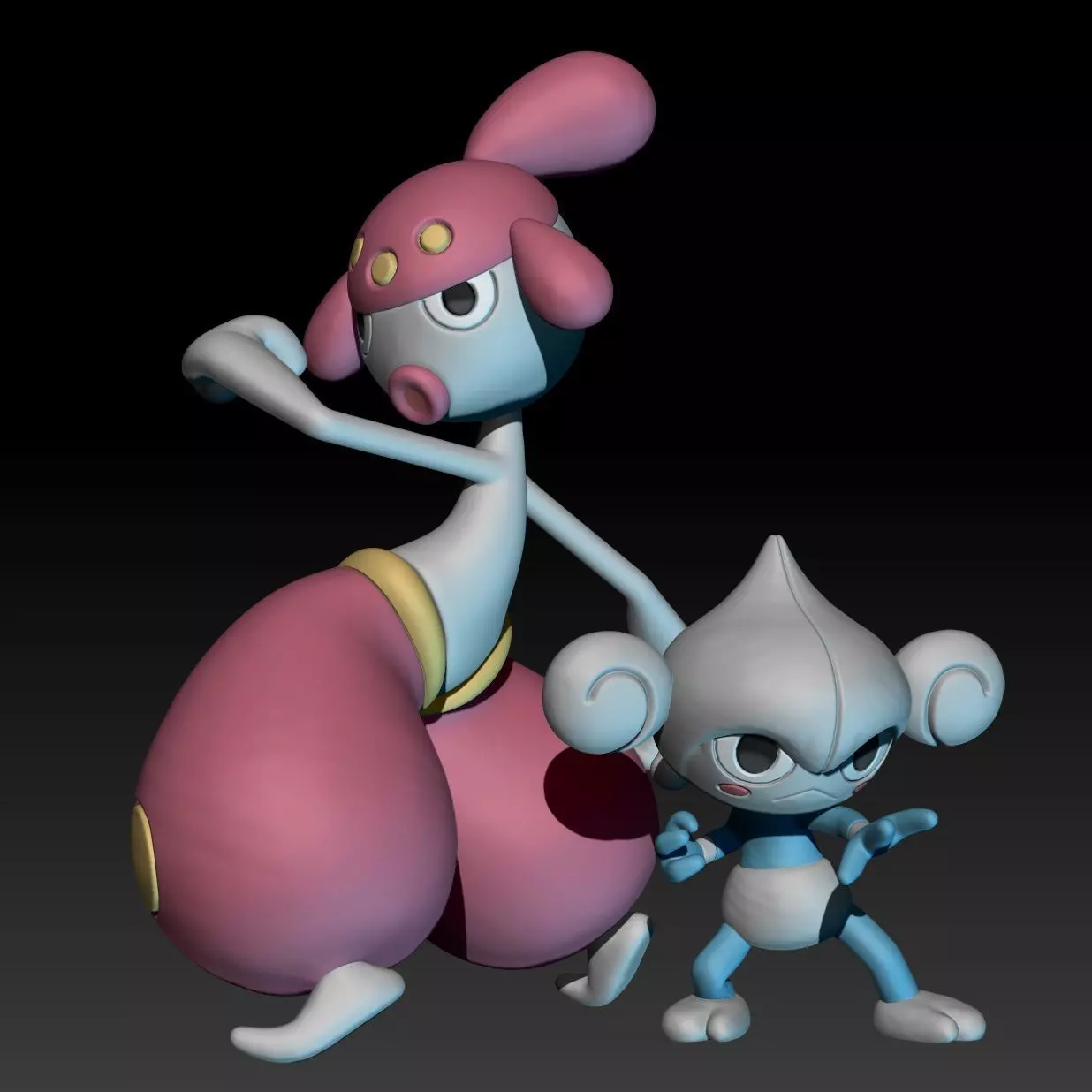 Pokemon Meditite Medicham 3D print model_0