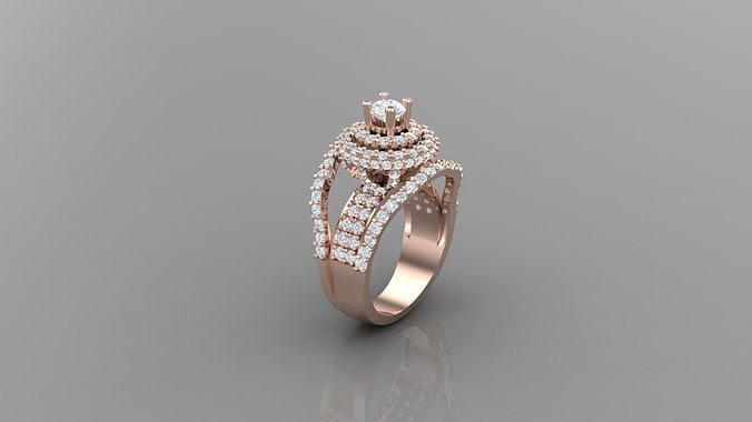 Best Solitare Ring 3DM STL Ready Print R46 3D print model
