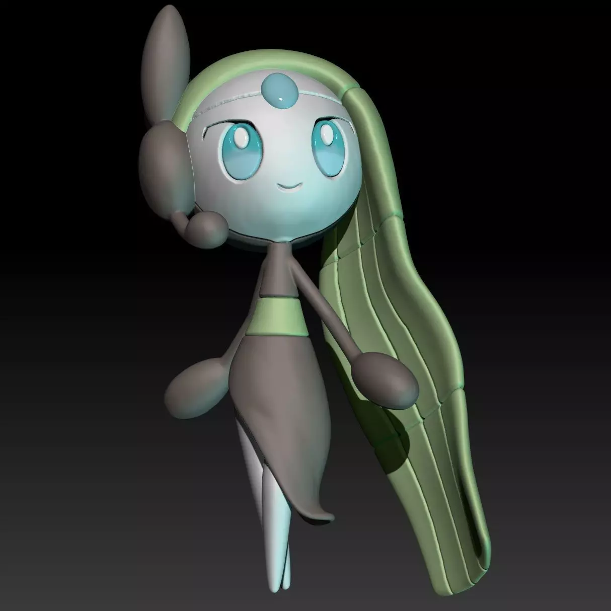 Pokemon Meloetta Aria 3D print model