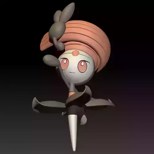 Pokemon Meloetta Pirouette 3D print model