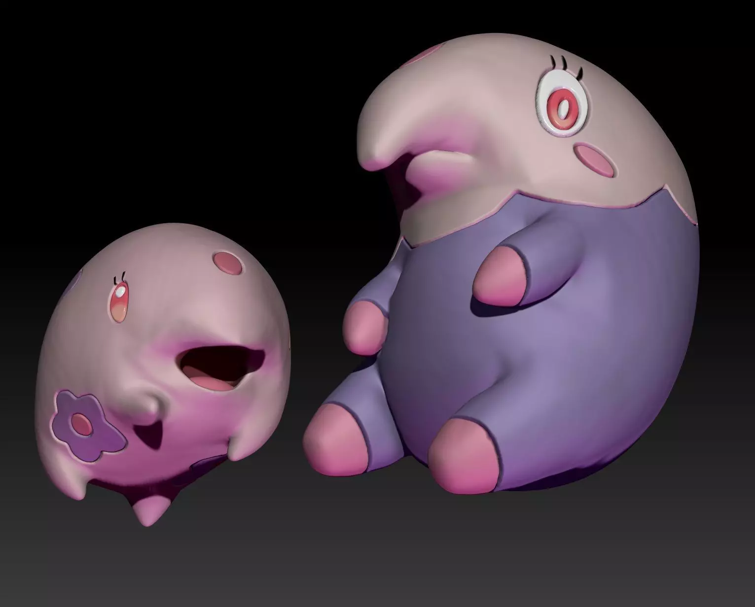 Pokemon Munna Musharna 3D print model