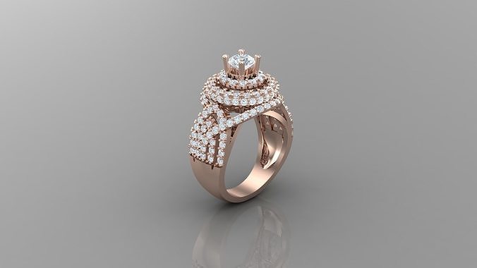 Best Solitare Ring 3DM STL Ready Print R37 3D print model