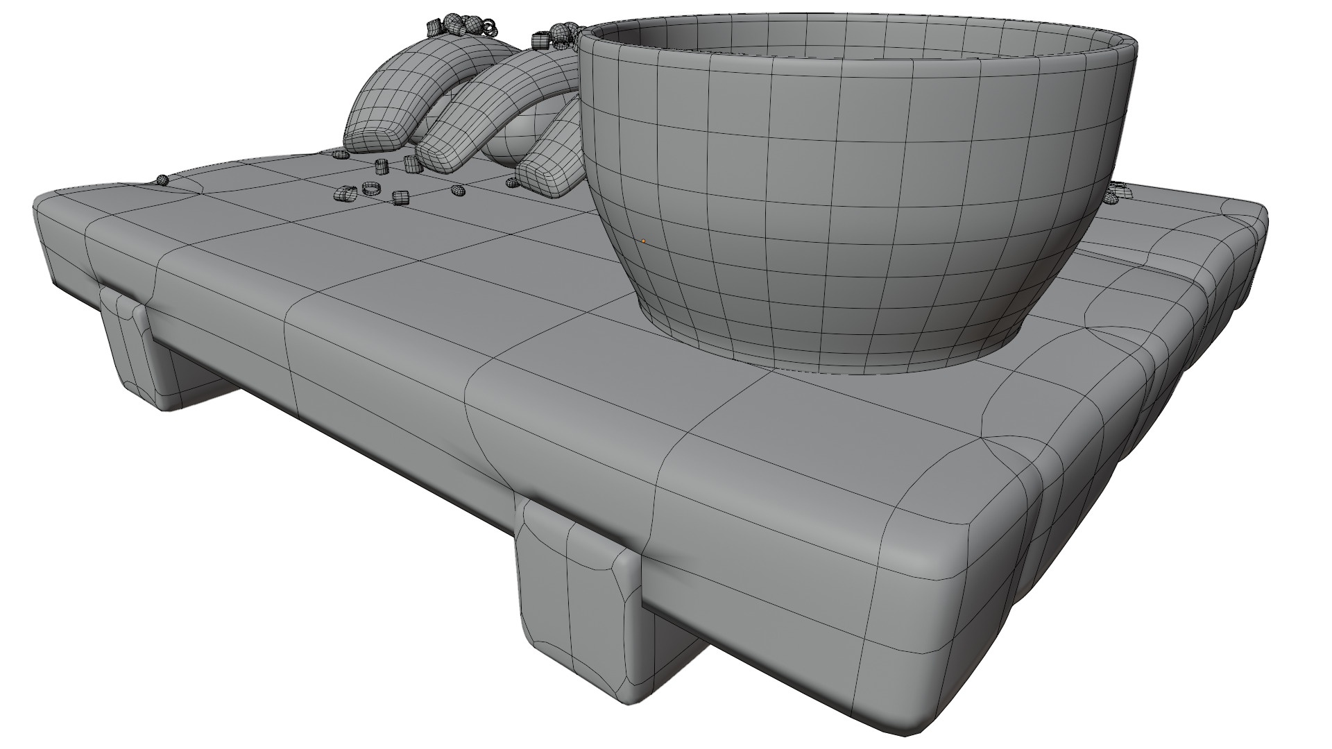 Salmon Sushi Set 3D model_15