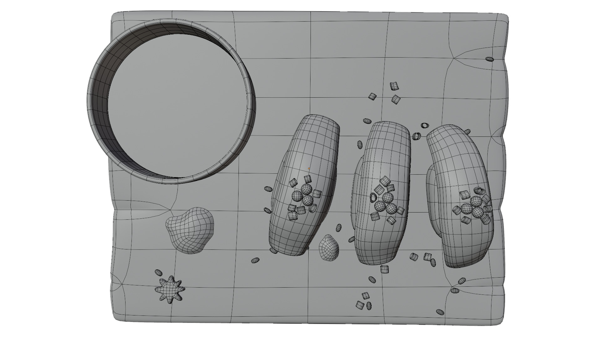 Salmon Sushi Set 3D model_17