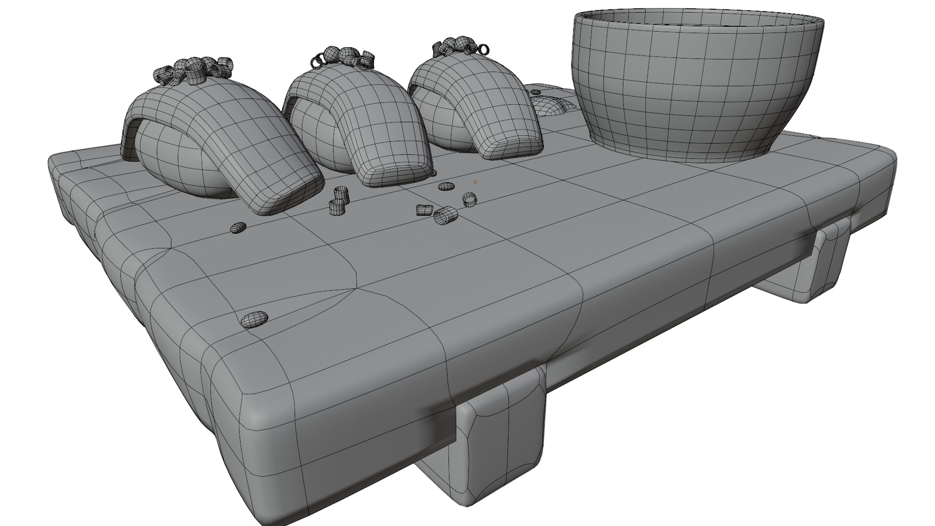 Salmon Sushi Set 3D model_13