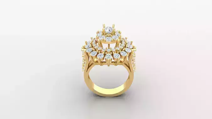 Best Solitare Ring 3DM STL Ready Print R3