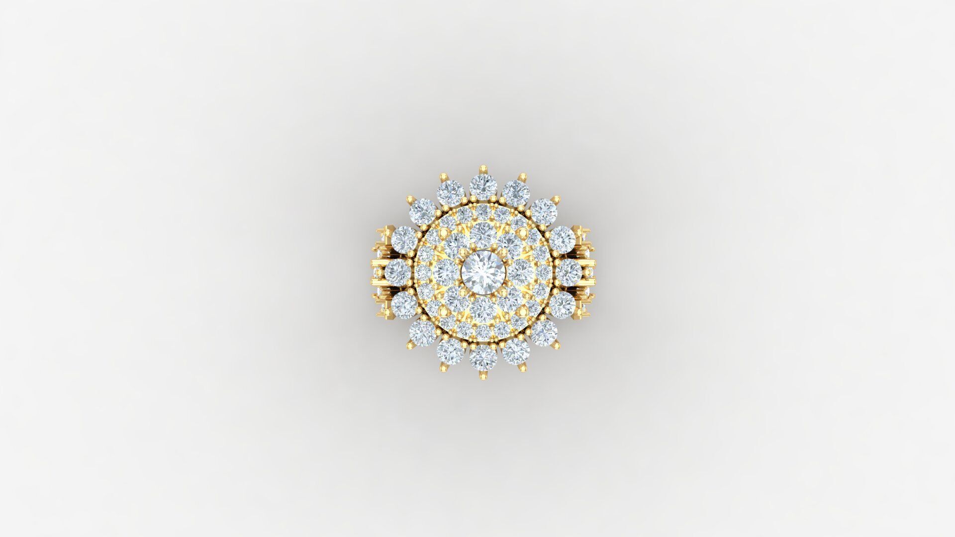 Best Solitare Ring 3DM STL Ready Print R3 3D print model_5