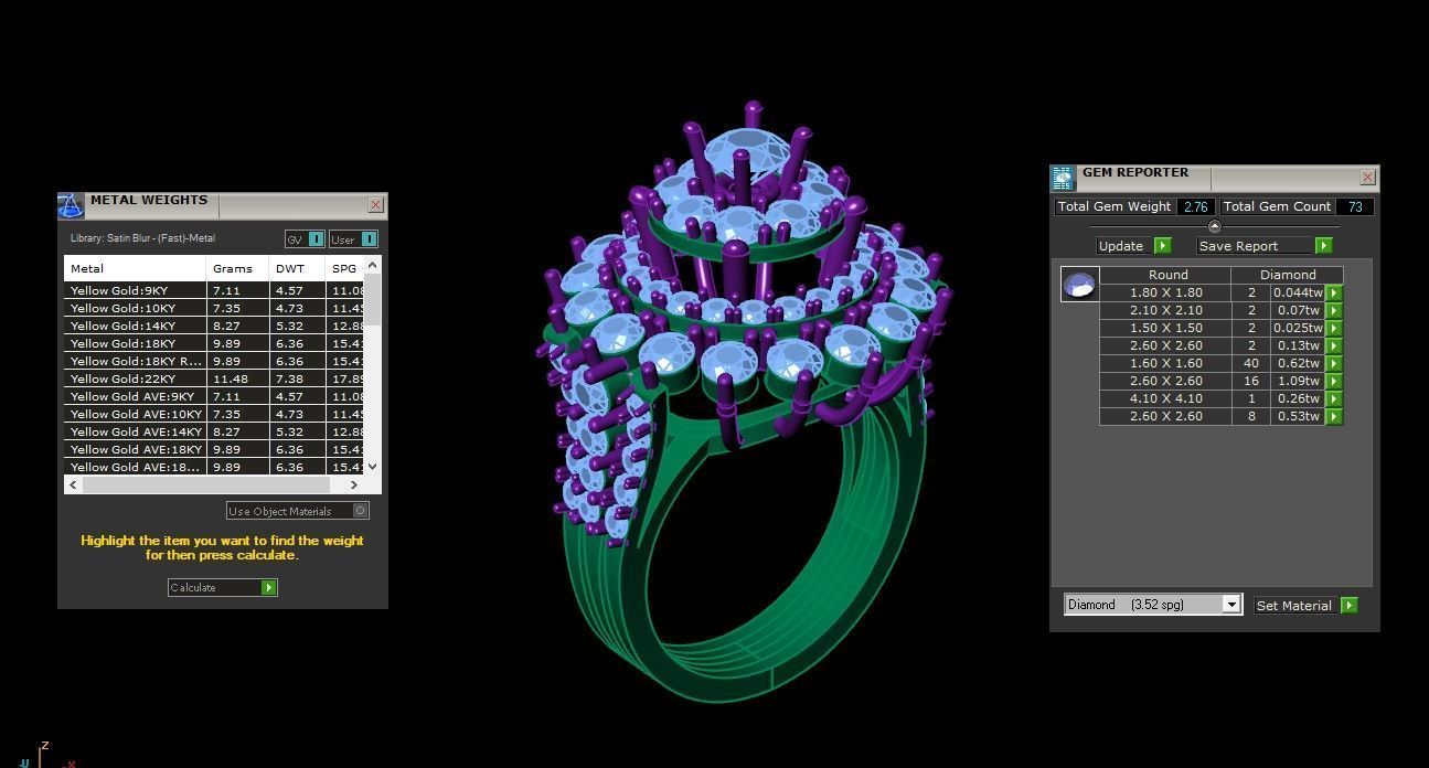 Best Solitare Ring 3DM STL Ready Print R3 3D print model_1