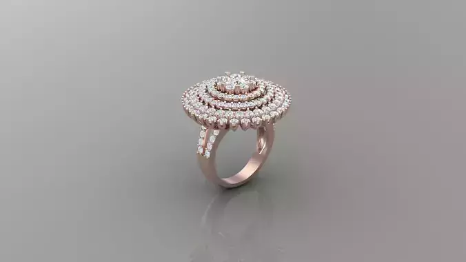 Best Solitare Ring 3DM STL Ready Print R27