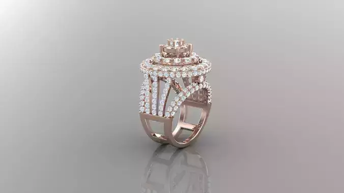 Best Solitare Ring 3DM STL Ready Print R26