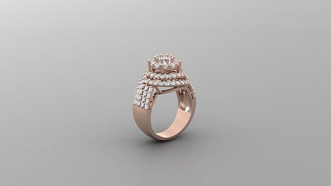 Best Solitare Ring 3DM STL Ready Print R25 3D print model