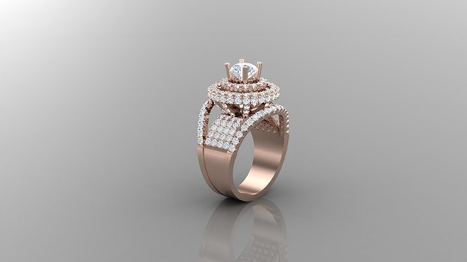 Best Solitare Ring 3DM STL Ready Print R24 3D print model
