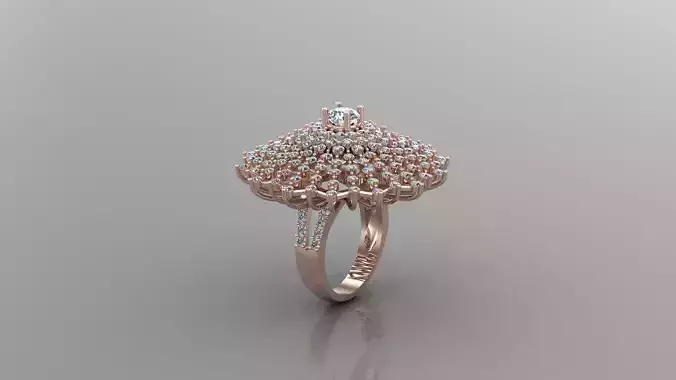 Best Solitare Ring 3DM STL Ready Print R21