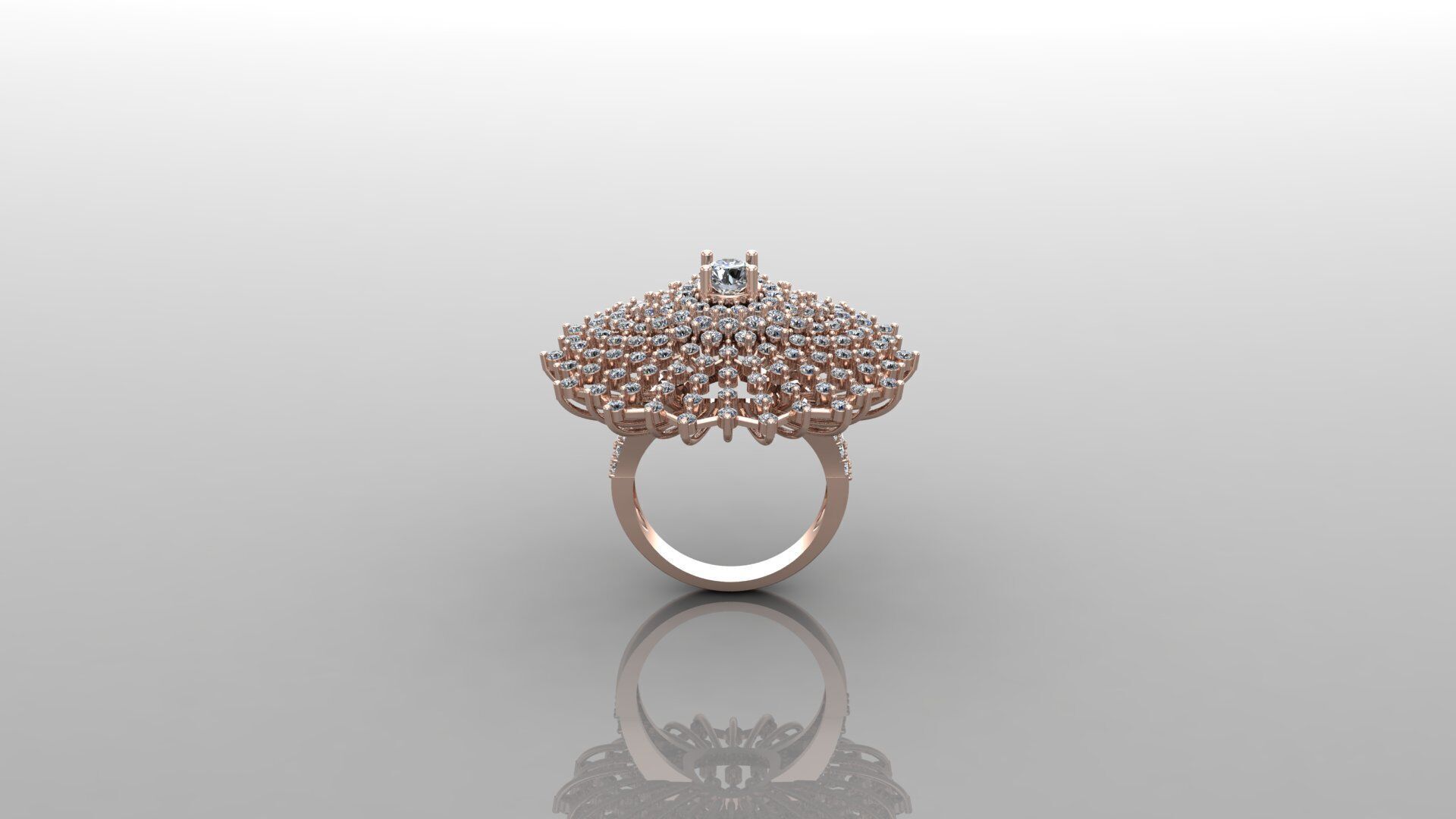 Best Solitare Ring 3DM STL Ready Print R21 3D print model_2