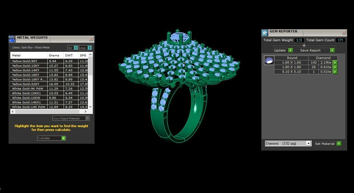 Best Solitare Ring 3DM STL Ready Print R21 3D print model_5